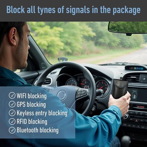 2 PCS Bag Key Protector ، Pouch Signal Forcing Holder RFID Key FOB PROTECTOR SENTOR SENTER ANTIONT ACTIC in Saudi Arabia