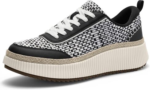 Women Espadrille Platform Sneakers Shunky Fashion أحذية غير رسمية للنساء in Kuwait