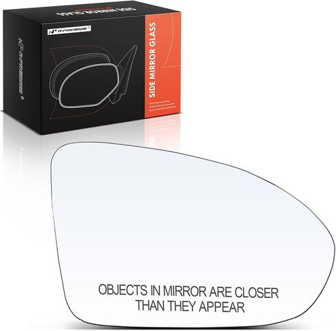 A-Premium Right Passenger Side Non-Heated Mirror Glass with Backing Plate - Compatible with Chevrolet Cruze 2016 2017 2018 2019, Exterior Side View Convex Mirror in Saudi Arabia