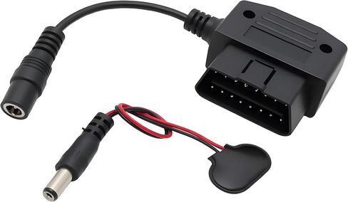 16pin OBD2 الذاكرة Saver AC/9V مركبة البطارية تناسب جميع واجهة OBD LL 16 دبوس ، و OBD II موصل الذاكرة توفير لاستبدال بطارية السيارة/قطع الاتصال/الإعدادات القصير in Saudi Arabia