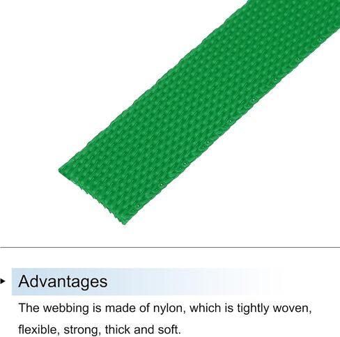 MECCANIXITY Nylon Webbing Strap Flat 5/8 Inch 50 Yards Pale Purple for Outdoor DIY Gear Repair, Backpack, Luggage-Rack, Crafts in Saudi Arabia