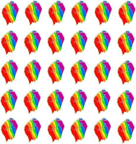 TANG SONG 30PCS Rainbow Pride Pins in Saudi Arabia
