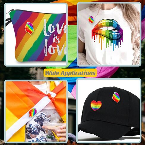 TANG SONG 30PCS Rainbow Pride Pins in Saudi Arabia