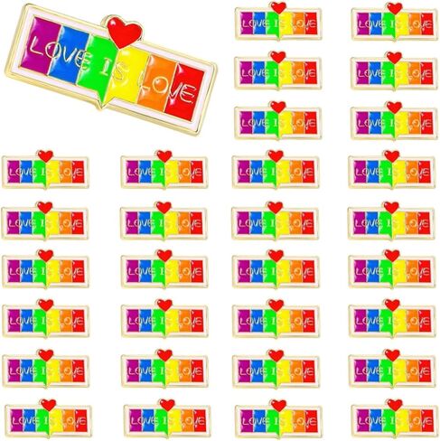 TANG SONG 30PCS Rainbow Pride Pins in Saudi Arabia