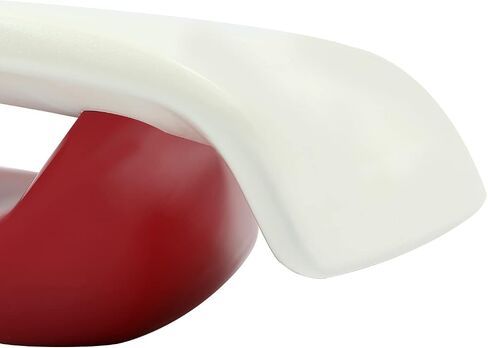 HECASA Rear Trunk Spoiler Compatible with 2009-2021 Nissan 370Z Coupe Trunk Spoiler Wing Red & White Plastic in Saudi Arabia