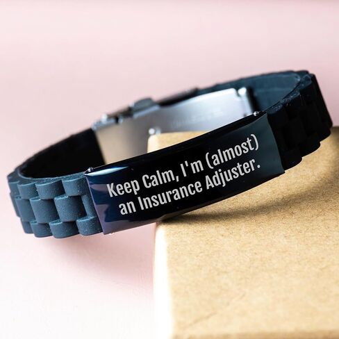Keep Calm, I'm (almost) An Insurance Adjuster. Gifts from Friends for Insurance Adjuster Christmas Unique Gifts in Saudi Arabia