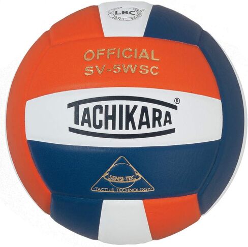 Tachikara SV5WSC Sensi-Tec® Composite High Performance Volleyball (Navy/White/Vintage Gold) in Kuwait