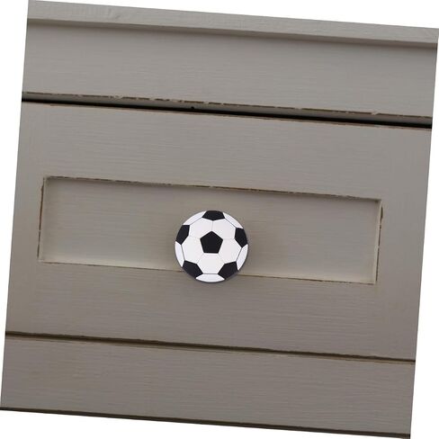 POPETPOP 4pcs Football Shape Drawer Handles Simple Cabinet Pulls for Boys and Girls Room Wardrobe Door Knobs in Saudi Arabia