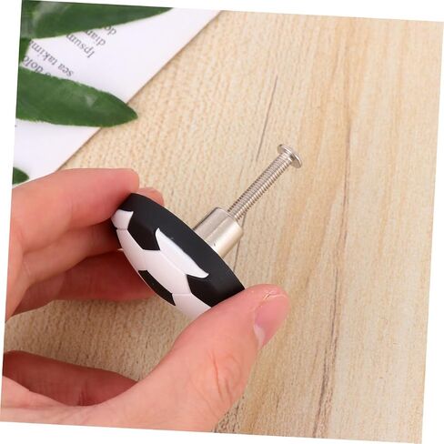 POPETPOP 4pcs Football Shape Drawer Handles Simple Cabinet Pulls for Boys and Girls Room Wardrobe Door Knobs in Saudi Arabia