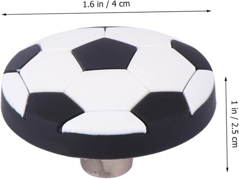 POPETPOP 4pcs Football Shape Drawer Handles Simple Cabinet Pulls for Boys and Girls Room Wardrobe Door Knobs in Saudi Arabia