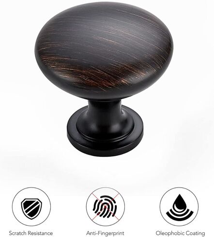 Ravinte 30 Pack Kitchen Cabinet Knobs and Pulls - Matte Black Zinc Drawer Handles for Dresser Drawers in Kuwait