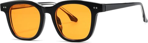 AIEYEZO Square Sunglasses for Women Men Fashion Sunnies, TR90 Frame Sun Glasses Trendy Retro Shades in Kuwait