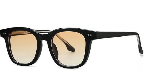 AIEYEZO Square Sunglasses for Women Men Fashion Sunnies, TR90 Frame Sun Glasses Trendy Retro Shades in Kuwait