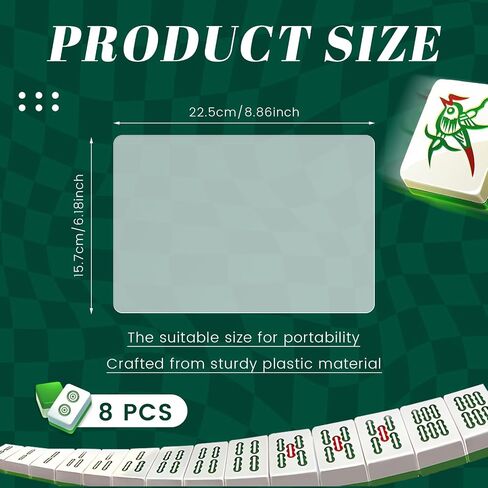 4 PCS Valentine Mahjong Lovers Gifts Red Mahjong Tile Mixer Mahjong Shuffler لخلط وخلط البلاط البلاستيكي مواهب Mahjong لمحبي Mahjong يلعبون لعبة Mahjong in Kuwait