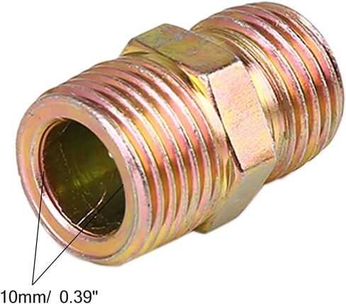 X AUTOHAUX 3pcs M16 x 1.5mm to 3/8" NPT Male Straight Air Hose Fitting Connector Adapter in Saudi Arabia