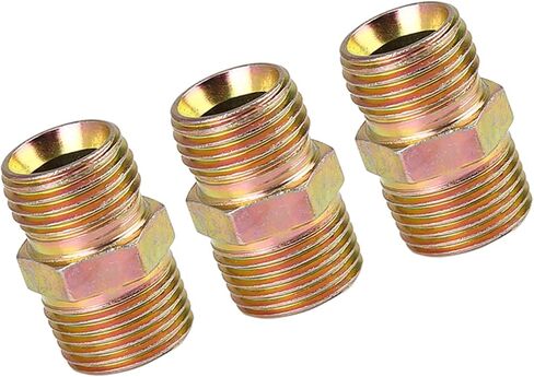 3pcs M16 x 1.5mm to 3/8" NPT Male Straight Air Hose Fitting Connector Adapter Replacement in Saudi Arabia