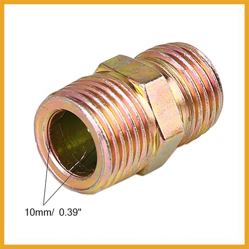 3pcs M16 x 1.5mm to 3/8" NPT Male Straight Air Hose Fitting Connector Adapter Replacement in Saudi Arabia