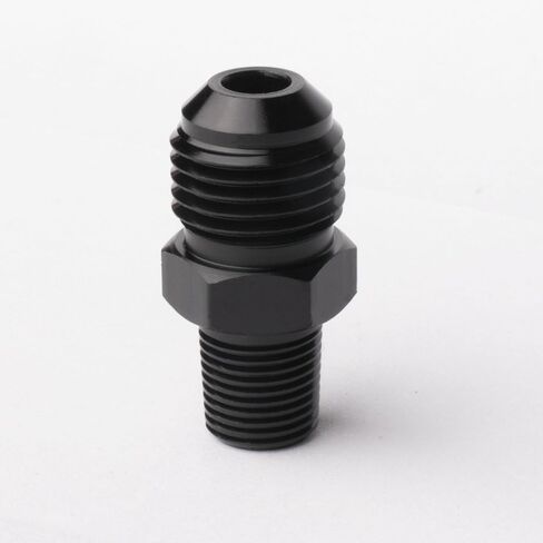 6an ذكر إلى 1/2 "محول NPT - الألومنيوم الأسود المباشر (2 عبوة) (AN6 إلى 1/2NPT) in Kuwait