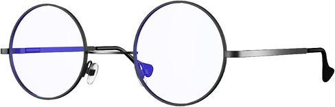 WMG Round Blue Light Blocking Glasses - Retro Circle Computer Eyeglasses Anti Blue Light Lens in Saudi Arabia