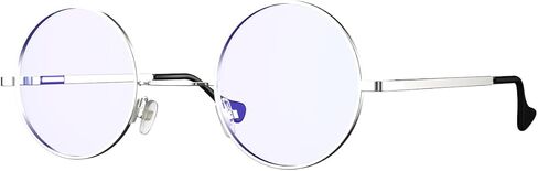 WMG Round Blue Light Blocking Glasses - Retro Circle Computer Eyeglasses Anti Blue Light Lens in Kuwait