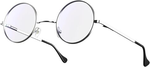 WMG Round Blue Light Blocking Glasses - Retro Circle Computer Eyeglasses Anti Blue Light Lens in Kuwait