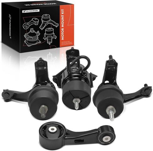 A-Premium 4PCS محرك محرك MOTUL MOUNS MOTTING MOUNT STET TORQUE TORQUE COUNT متوافقة مع تويوتا هايلاندر 2014 2015 2015 3.5L ، ناقل حركة أوتوماتيكي ، استبدل# 123720H090 ، 123620P010 in Saudi Arabia