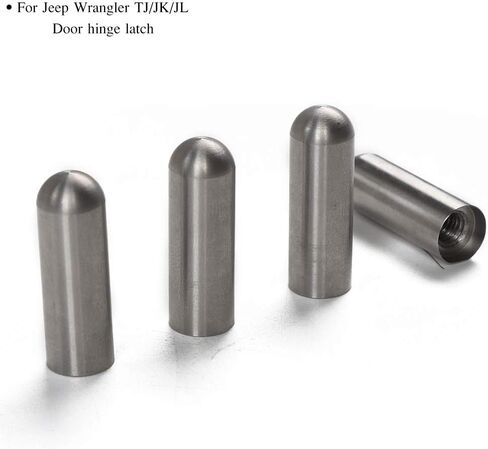 Voodonala for Jeep 07-25 Door Hinge Pin Bolts Guides Liners Stainless Steel Antidust Rushproof Kits for Jeep Wrangler JK JKU JL JLU Sports Sahara Freedom Rubicon Unlimited & Gladiator JT 2/4-Door,8pcs in Saudi Arabia