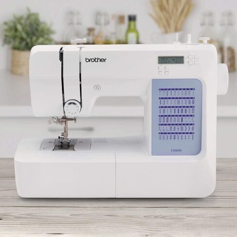 Brother CS5055 آلة الخياطة المحوسبة و 5300A تخزين وحمل البلاستيك الصلب ، SASEW6 Premium خياطة خيط 6 عبوات مشمولة in Saudi Arabia