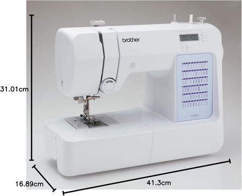 Brother CS5055 آلة الخياطة المحوسبة و 5300A تخزين وحمل البلاستيك الصلب ، SASEW6 Premium خياطة خيط 6 عبوات مشمولة in Saudi Arabia
