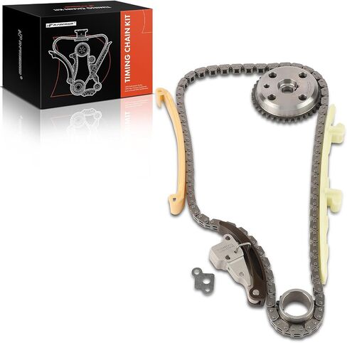 A-Premium 6pcs سلسلة توقيت سلسلة توقيت المحرك W/sprocket & tensioner ودليل متوافق مع Buick ، Oldsmobile & Pontiac-Skylark 1992-1994 ، Achieva 1992-1994 ، Grand AM 1992-1994-SOHC ، L4 2.3L in Saudi Arabia