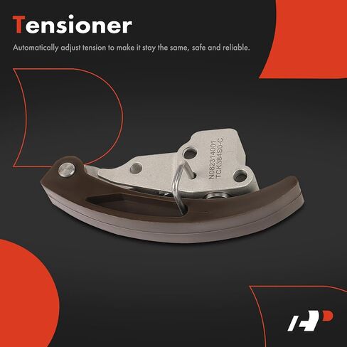 A-Premium 6pcs سلسلة توقيت سلسلة توقيت المحرك W/sprocket & tensioner ودليل متوافق مع Buick ، Oldsmobile & Pontiac-Skylark 1992-1994 ، Achieva 1992-1994 ، Grand AM 1992-1994-SOHC ، L4 2.3L in Saudi Arabia