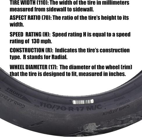 Continental Contiattack SM 2 150/60R17 إطار Supermoto الخلفي 66H-قبضة عالية الأداء ، والاستقرار المحسّن ، والتسخين السريع 150/60-17 in Saudi Arabia
