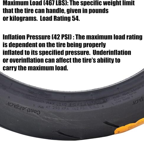 Continental Contiattack SM 2 150/60R17 إطار Supermoto الخلفي 66H-قبضة عالية الأداء ، والاستقرار المحسّن ، والتسخين السريع 150/60-17 in Saudi Arabia