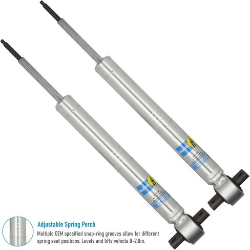 5100 Series Set of Front & Rear Shocks fits 2015 2020 F150 with 0-2" Rear Lift - Provides 0-2" Front Lift - High Performance - Easy Installation - TrendsAuto Decal Included in Saudi Arabia