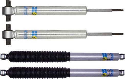 5100 Series Set of Front & Rear Shocks fits 2015 2020 F150 with 0-2" Rear Lift - Provides 0-2" Front Lift - High Performance - Easy Installation - TrendsAuto Decal Included in Saudi Arabia