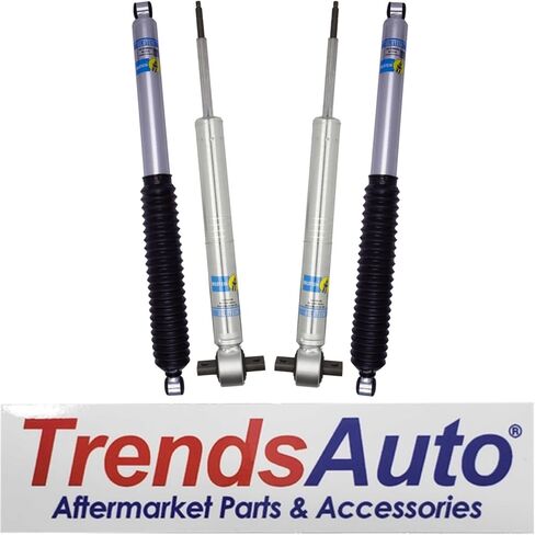 5100 Series Set of Front & Rear Shocks fits 2015 2020 F150 with 0-2" Rear Lift - Provides 0-2" Front Lift - High Performance - Easy Installation - TrendsAuto Decal Included in Saudi Arabia