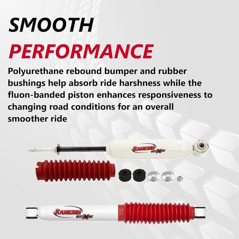 Rancho RS5000X Gas Shocks Set 2002-2005 Dodge Ram 1500 4WD in Saudi Arabia