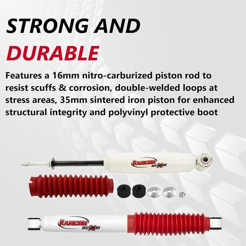 Rancho RS5000X Gas Shocks Set 2002-2005 Dodge Ram 1500 4WD in Saudi Arabia