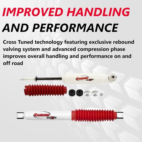 Rancho RS5000X Gas Shocks Set 2002-2005 Dodge Ram 1500 4WD in Saudi Arabia