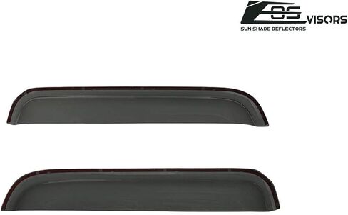 استبدال لنماذج الكابينة المزدوجة 2007-2021 Toyota Tundra | EOS أقنعة الدخان على الطراز القناة الملونين النافذة الجانبية المنحرفات حارس المطر in Saudi Arabia