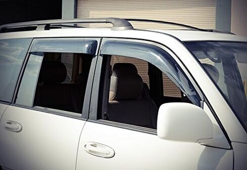 WellVisors Window Visors Wind Deflectors Compatible with Toyota 1998-2007 Land Cruiser Premium Series Rain Guards 3-847TY019 in Kuwait