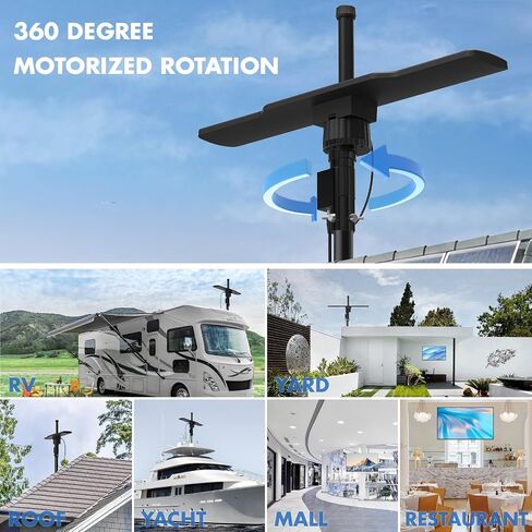TV Antenna for Smart TV Jadeley, 650+ Miles Long Range Digital TV Antenna Indoor，HD Digital TV Antenna Supports 4K 1080P HD in Saudi Arabia