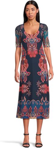 Johnny Was Women's Maya Mesh Midi Dress in Saudi Arabia
