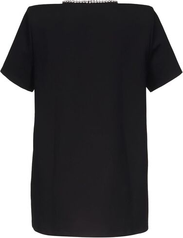 AREA Crystal Bow V-Neck T-Shirt Dress in Saudi Arabia
