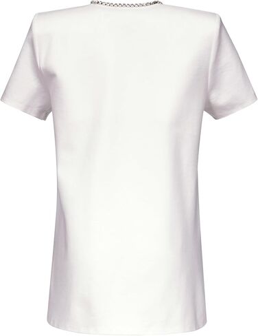 AREA Crystal Bow V-Neck T-Shirt Dress in Saudi Arabia