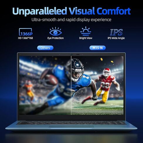 كمبيوتر محمول 15.6 بوصة، 8 جيجابايت DDR4 256 جيجابايت SSD، أجهزة كمبيوتر محمولة مع معالج Celeron J4105 (يصل إلى 2.5 جيجا هرتز)، 5000 مللي أمبير، 2.4/5.0 جيجا واي فاي، كاميرا ويب، Mini HDMI، USB 3.0، بلوتوث 5.0 in Kuwait