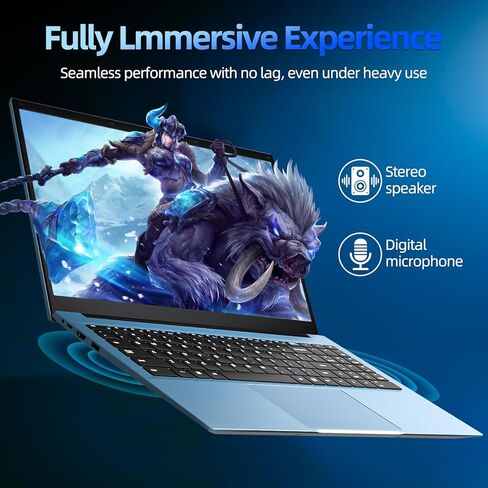 كمبيوتر محمول 15.6 بوصة، 8 جيجابايت DDR4 256 جيجابايت SSD، أجهزة كمبيوتر محمولة مع معالج Celeron J4105 (يصل إلى 2.5 جيجا هرتز)، 5000 مللي أمبير، 2.4/5.0 جيجا واي فاي، كاميرا ويب، Mini HDMI، USB 3.0، بلوتوث 5.0 in Kuwait