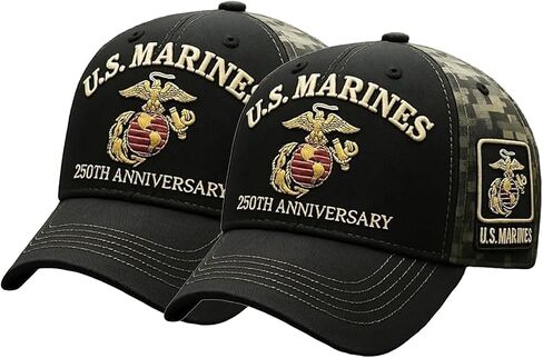 250th Anniversary Tribute Cap, Adjustable Military Hat for, USMC Commemorative Cap,Embroidered Baseball Caps in Saudi Arabia