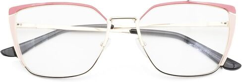 Oversized Metal Frame Reading Glasses for Women,Fashion Cat Eye Ladies Readers in Kuwait