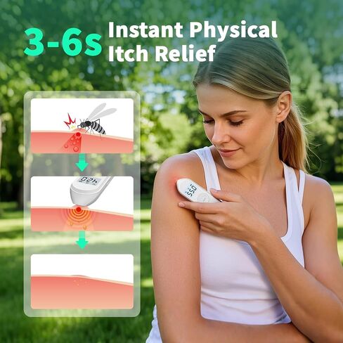 Luvan Insect Sting and Bite Relief, Bug Bite Healer of Kid Friendly, Natural Reduce Itching & Swelling, Rechargeable Insect Bite Pen for Hiking, Camping, Travelling in Saudi Arabia